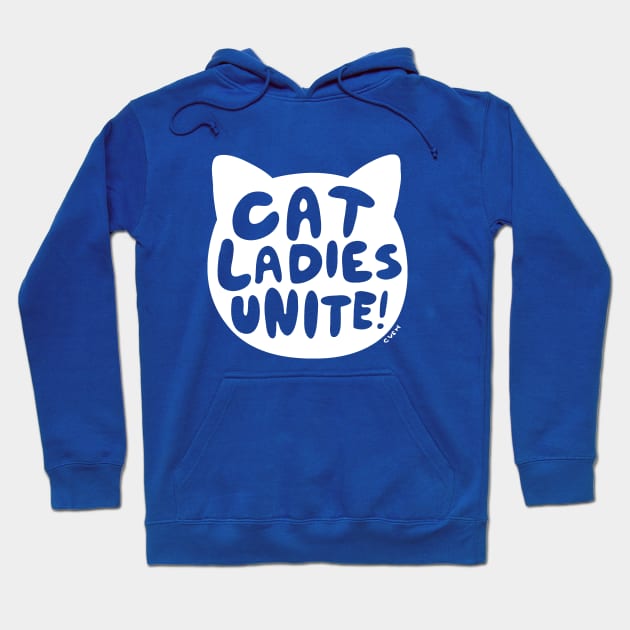 Cat Ladies Unite! Hoodie by catvshuman